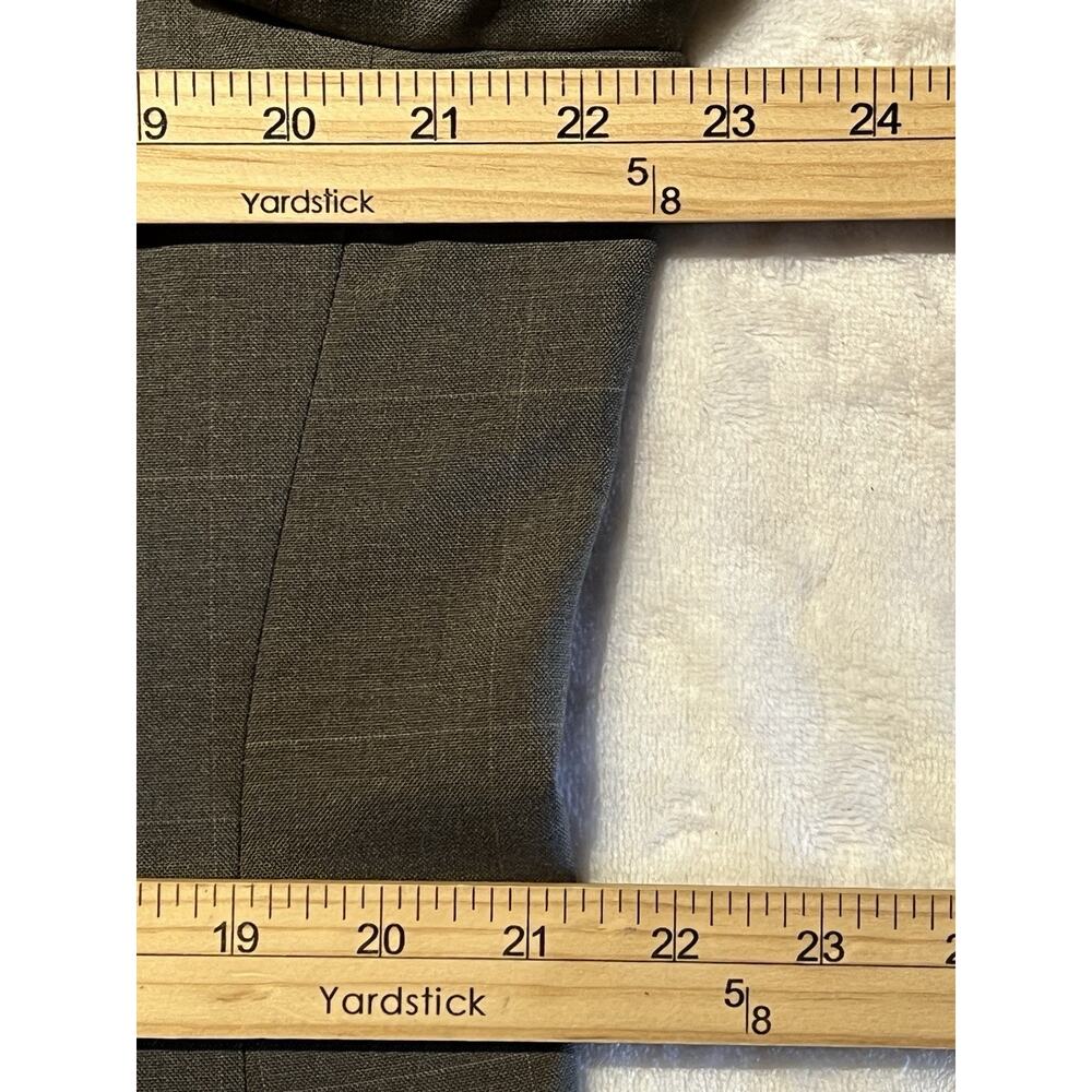 Vtg Hart Schaffner Marx 42R 34x29 Taupe Brown Plaid Classic Suit Viracle - Picture 13 of 16